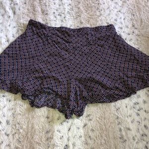 Cheeky forever 21 patterned flowy shorts